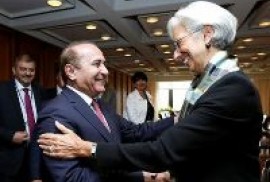 Ermenistan Başbakanı UPF Başkanı Christine Lagarde ile görüştü