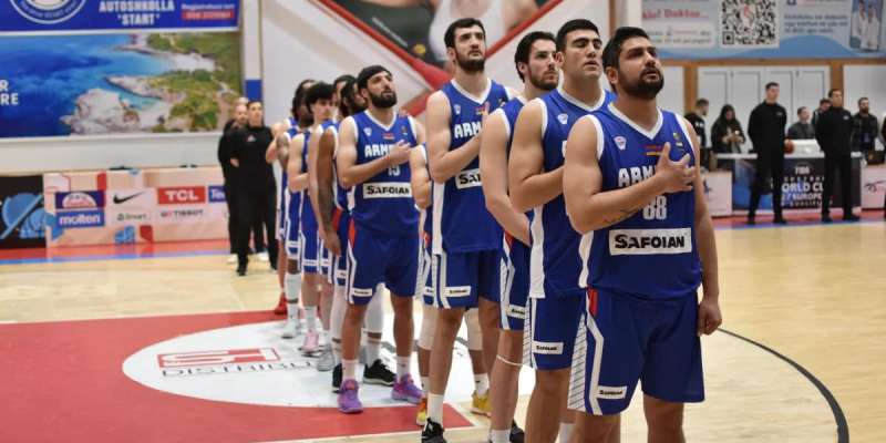 Ermenistan Basketbol takımı Arnavutluk’u mağlup etti