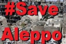 ANCA #SaveAleppo kampanyası başladı