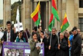 Avrupa’da Kürtler, Ermeniler, Yahudiler Kobani için protesto ettiler