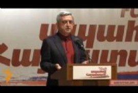  Serj Sarkisyan: Siyasi popülizmden Ermenistan'a bir yarar olmaz