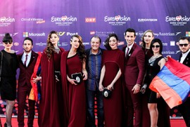 “Genealogy” grubu 2015 Eurovision Şarkı Yarışması'nın açılış töreninde (foto)