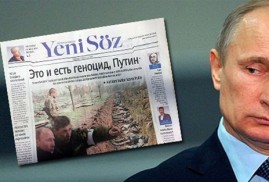 Türk gazetesinden Putin’e Rusça Çerkez ‘Soykırımı’  manşeti