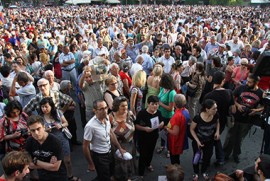 Yerevan'da elektrik zammı protesto edildi