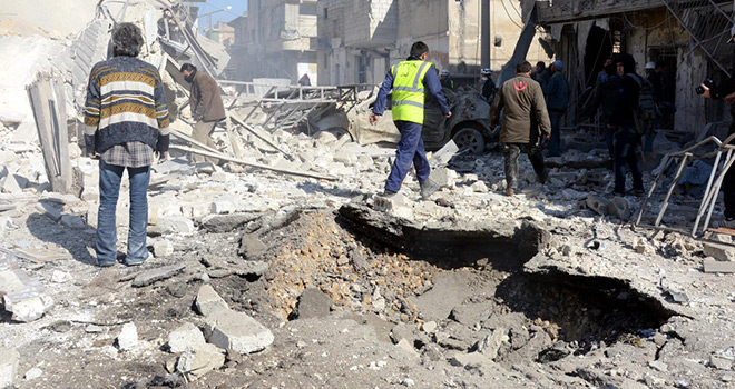 Halep’te Ermeni mahallesi bombalandı