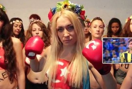 FEMEN-ին զայրացրել է Թուրքիայում ցուցադրվող պահպանակի գովազդը