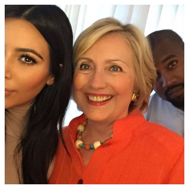 Kardashian ABD Başkanlık Seçimlerinde Hillary Clinton'u mu destekliyor?