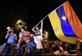 Yerevan'da elektrik zammına karşı yeni protestolar başladı (video)