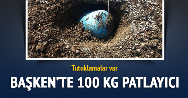 Ankara'da, PKK'ya ait olduğu söylenen 100 kg patlayıcı bulundu