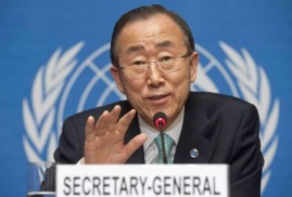 Ban Ki Moon Ermenistan ile Azerbaycan’ı güç kullanımından vaz geçmeye çağırdı