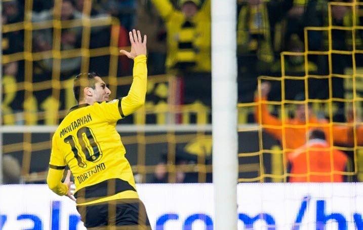 Mkhitaryan Bundesliga’nın 23. turunun en iyi futbolcusu tanındı