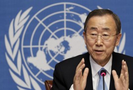 BM Genel Sekreteri Ban Ki Moon, 25 Nisan'da Ermenistan'da olacak