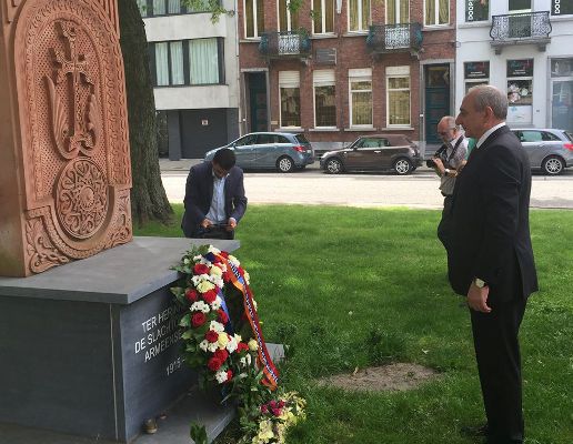 Karabağ Cumhurbaşkanı'ndan Belçika'nın Mechelen kentine ziyaret