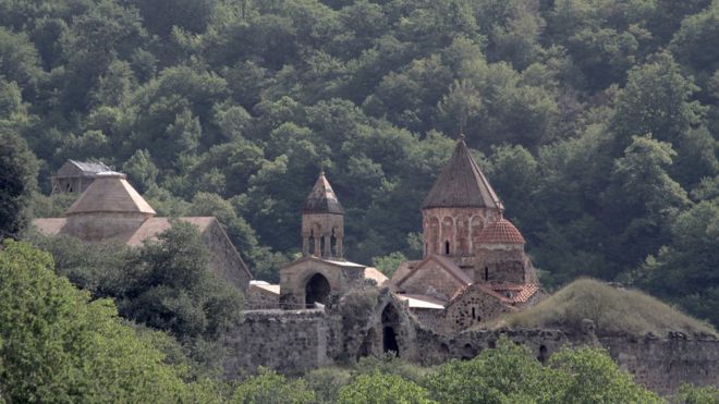 BBC Rusça, Karabağ'daki Ermeni Dadivank Manastırını anlattı