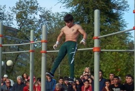 Ermenistan’ın Street Workout Şampiyonu dünya şampiyonasına katılacak