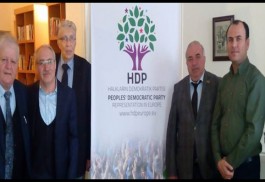 Batı Ermenileri Ulusal Kongresi heyeti HDP Brüksel merkezini ziyaret etti