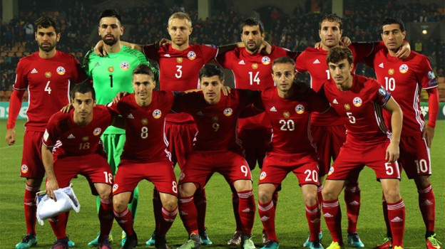 FIFA sıralaması: Ermenistan 86. sırada