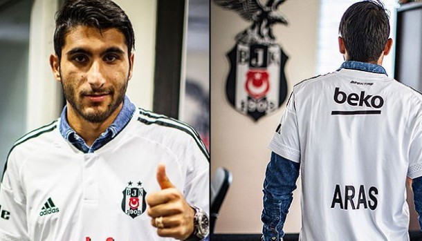 Beşiktaş formasını giyen Ermeni futbolcu ilk golünü attı (video)