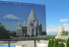 Ermenistan'da dünyanın en büyük Ezidi tapınağı inşa ediliyor