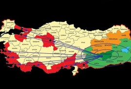 2016թ. Թուրքիայի բնակչության ներքին տեղաշարժերի պատկերը