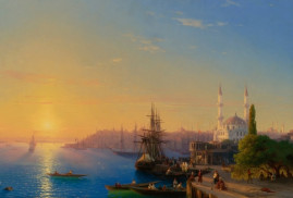 Ayvazovski'nin “Konstantinopolis ve Boğaz manzarası’’ tablosu Rusya’da en pahallı tablolar arasında