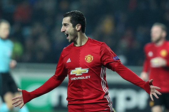 Manchester United-Anderlecht maçının en iyi oyuncusu Henrikh Mkhitaryan