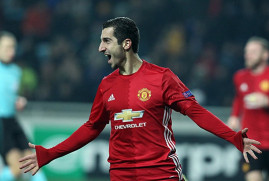 Manchester United-Anderlecht maçının en iyi oyuncusu Henrikh Mkhitaryan