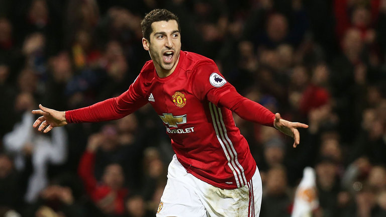 Manchester United kazandı: Mkhitaryan gol ve asist yaptı (video)