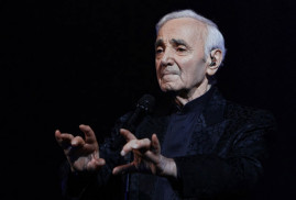 Dünyaca ünlü Ermeni şansonye Aznavour, 2018'de Rusya'da konserler verecek