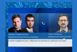 Kendini Paşinyan olarak tanıtan Rus şakacılar bu sefer de AGİT Genel Sekreteri'ni işlediler