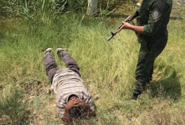 Türkiye -Ermenistan sınırını ihlal eden bir kişi yakalandı (foto)