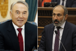 Nikol Paşinyan, Nursultan Nazarbaev ile telefon konuşması yaptı