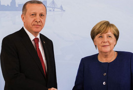 Erdoğan, Almanya Başbakanı Angela Merkel ile görüştü