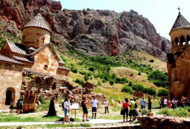 Ermenistan’da 2018 yılının ilk 9 ayında turistler sayısı yaklaşık yüzde 9 oranla arttı