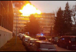 Fransa'nın Lyon Üniversitesi'nde bir patlama meydana geldi