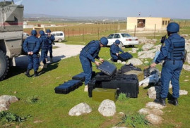 Suriye’ye gönderilen Ermeni insani misyonunun faaliyetlerini gösteren fotoğraflar paylaşıldı