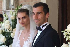 Dünyaca meşhur Ermeni Futbol Yıldızı Henrikh Mkhitaryan'ın düğününden kareler