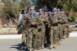 Barış misyonu gerçekleştiren Ermeni askeri birim Lübnan’dan geri döndü