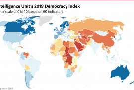 «The Economist». Թուրքիան 2019թ. ժողովրդավարության ինդեքսում զբաղեցրել է 110-րդ հորիզոնականը