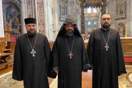 Kutsal Eçmiadzin Ana Makamı'nın heyeti Vatikan'da Papa Franciscus ile görüşecek