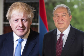 Ermenistan Cumhurbaşkanı Boris Johnson’a acil şifalar diledi