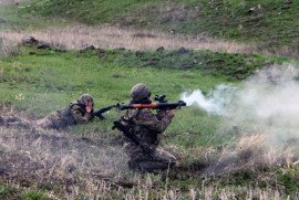 Azerbaycan, Ermenistan'a ait bir askeri aracı vurdmuştu, aynı şekilde cevabını aldı (video)