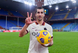 Mkhitaryan Roma’daki ilk hat-trick’ini Ermeni milletine armağan etti