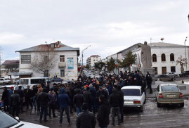 Akhalkalak şehrinde Gürcistan-Ermenistan sınırının açılmasını talep ediyorlar