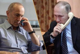 Putin ve Koçaryan telefonla görüştü