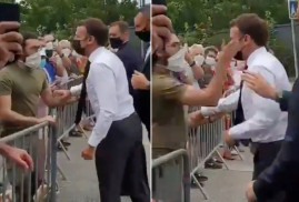 Fransa Cumhurbaşkanı Macron’a tokat atan kişi dövüş ustası çıktı (Video)