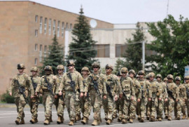 Ermenistan'da düzenlenen Ermeni-Amerikan ortak askeri tatbikatının kapanış töreni gerçekleşti
