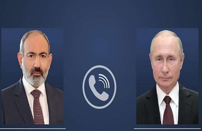 Nikol Paşinyan ve Vladimir Putin telefon görüşmesi gerçekleştirdi