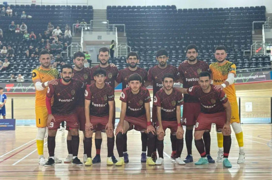 Yerevan kulübü Futsal karşılaşmasında Türkiye’nin Şişli kulübünü mağlup etti