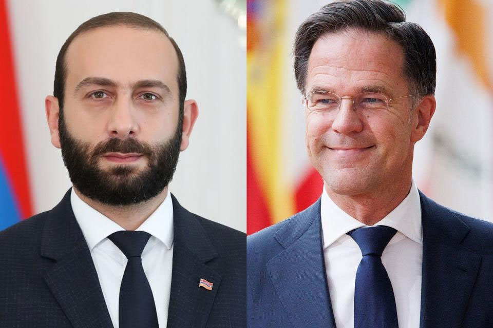 Mirzoyan, Mark Rutte'yi NATO Genel Sekreteri olarak atanmasından dolayı tebrik etti